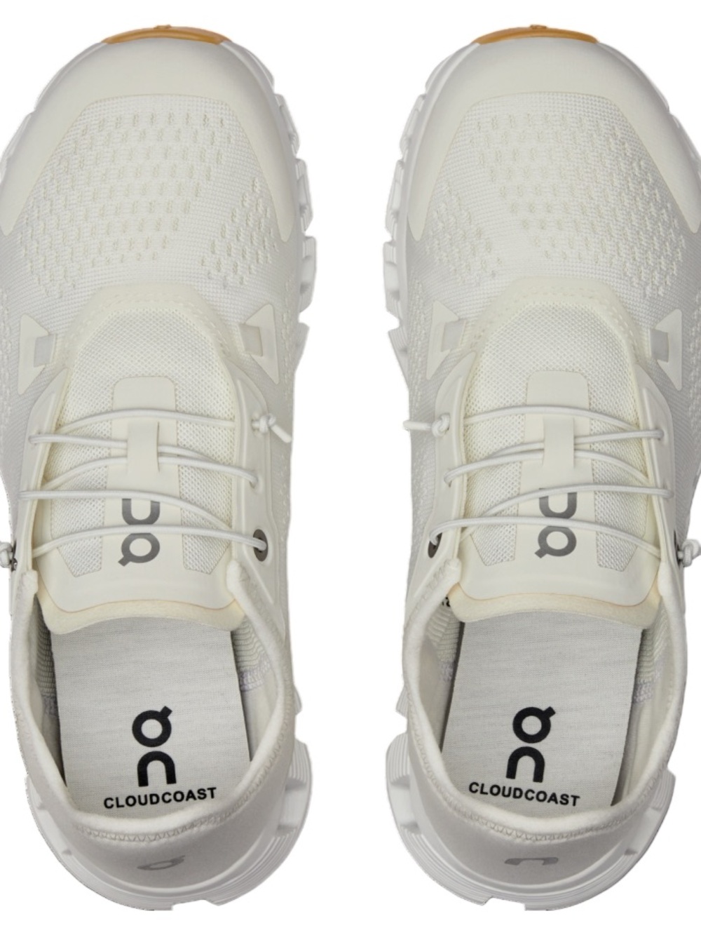 On Running Cloud Coast White/ Unbleached Women’s Running Shoes - Picture 4 of 11